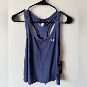 Navy Under Armour Women’s Workout Tank, Medium